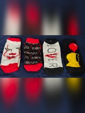 Pennywise Graphic Ankle Socks 4 Pack